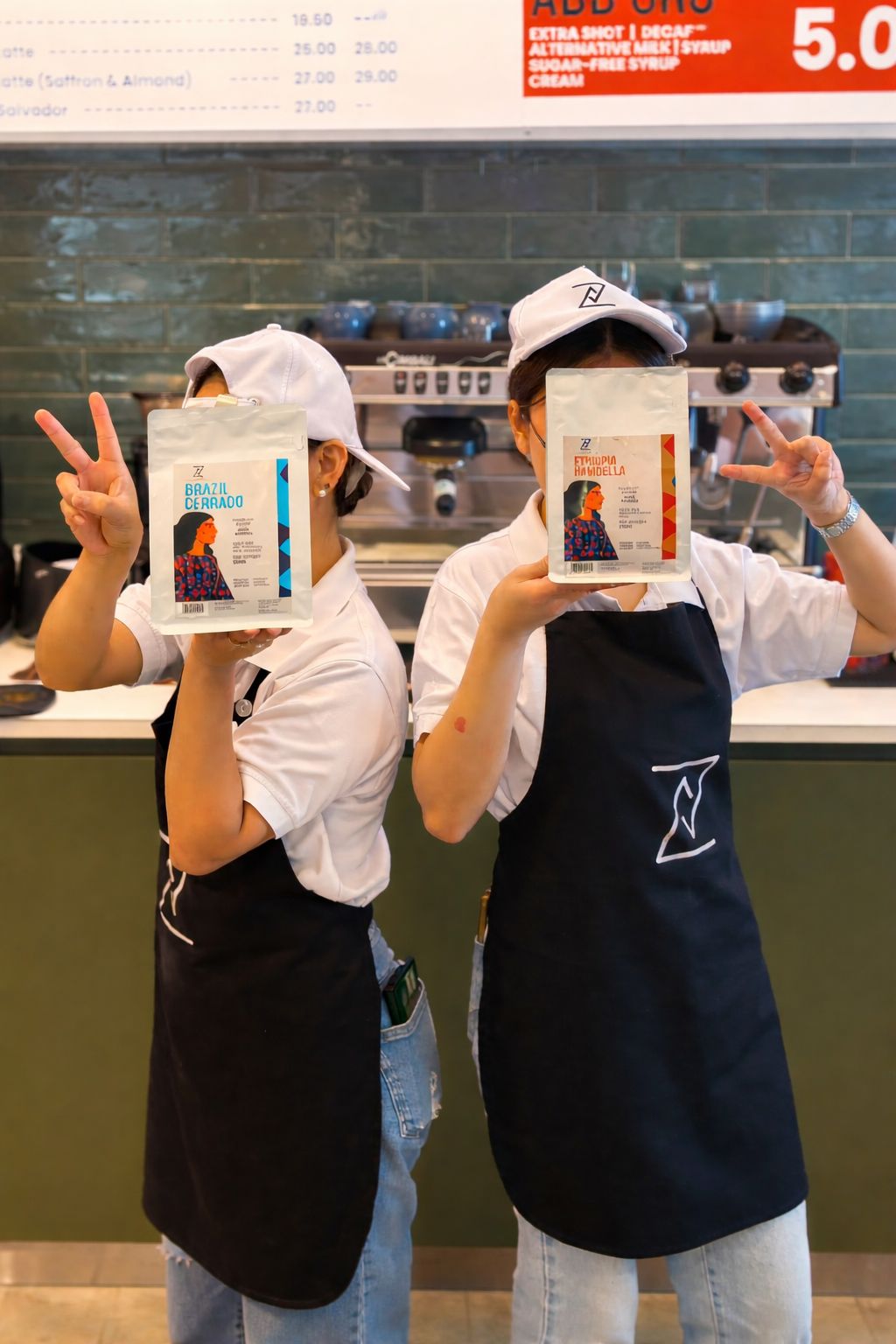 Zaina Café baristas