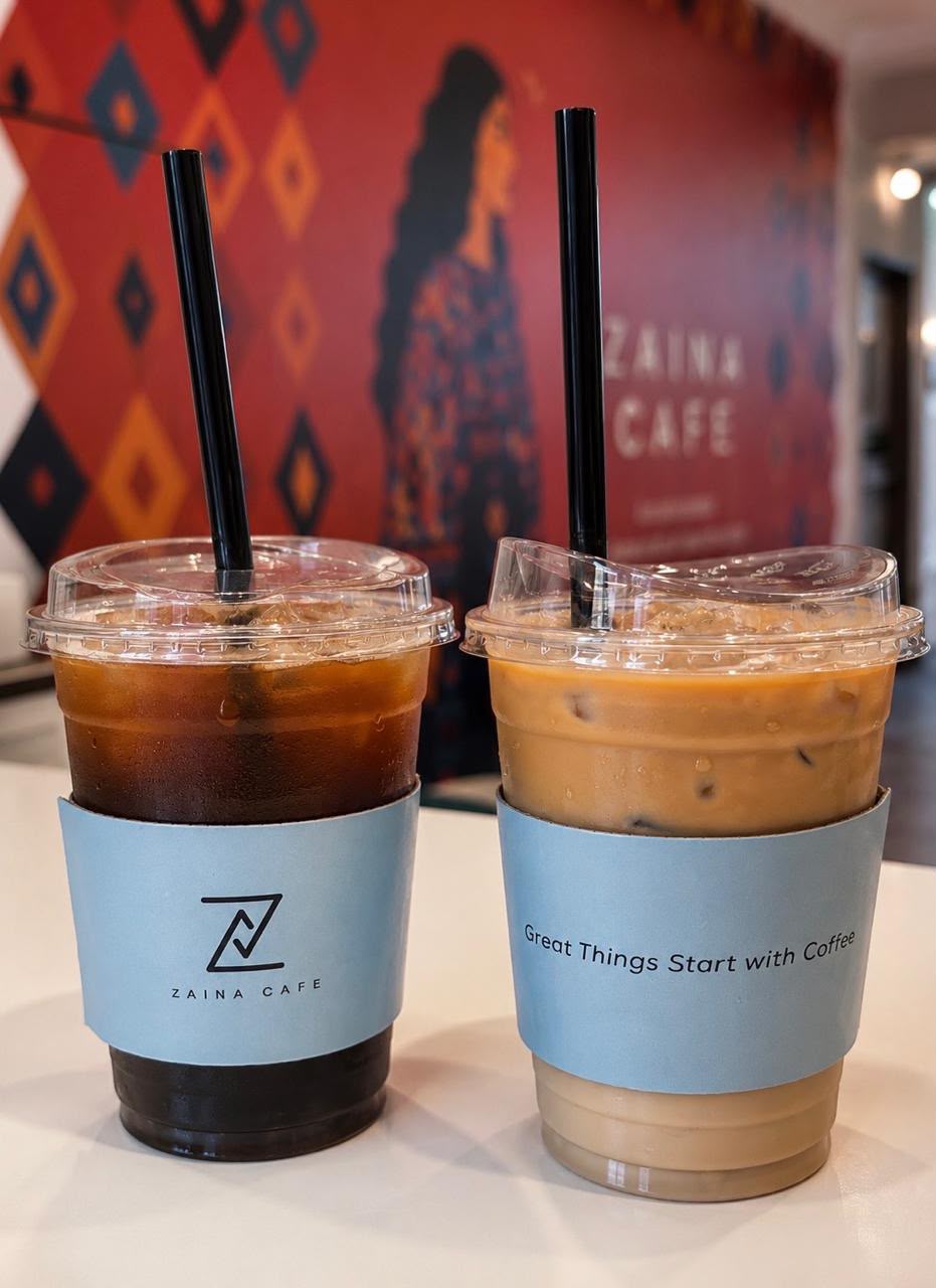 Zaina Café iced coffees